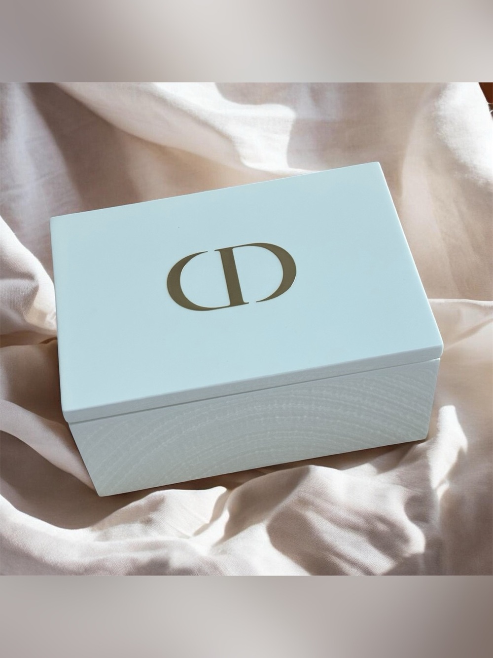 Dior Beauty Cosmetic Hard Case Jewelry Box Cotton Box with CottonPads Novelty